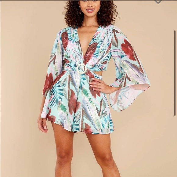 Beautiful Tropical Romper from Red Dress - Picture 4 of 4